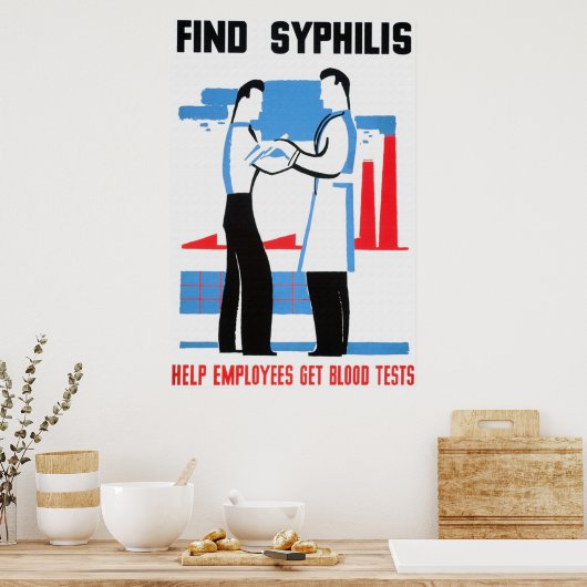 Syphilis Poster zoeken (Keuken)