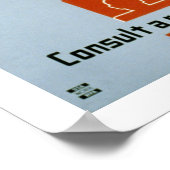 Syphilis Strikes (wit) Poster (Hoek)