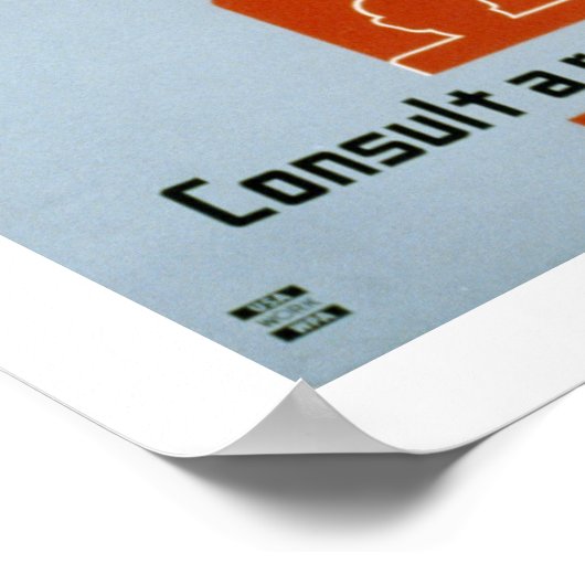 Syphilis Strikes (wit) Poster (Hoek)