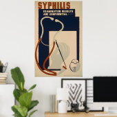 Syphilis  WPA Health Poster (Thuiskantoor)