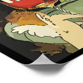 Syra-druiven, wijn poster (Hoek)