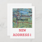 Syracuse - aankondiging van nieuw adres (Voorkant / Achterkant)