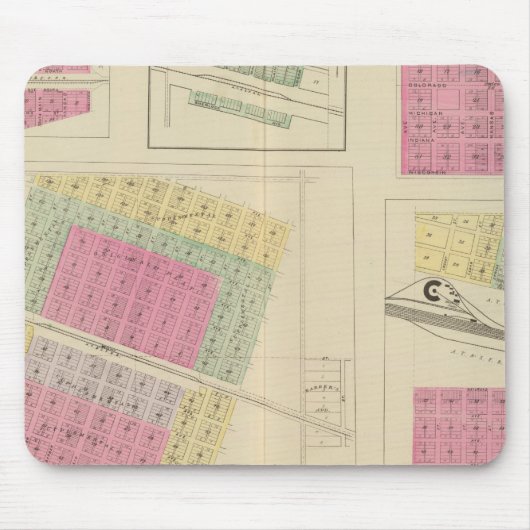 Syracuse, Coolidge, Hudson, Loco, Kansas Muismat (Voorkant)