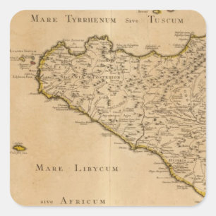 Syracuse en Italië Vierkante Sticker