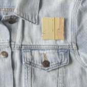 Syracuse met Carletonville Vierkante Button 5,1 Cm (In situ)