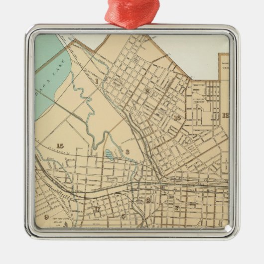 Syracuse Metalen Ornament (Voorkant)