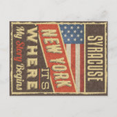 Syracuse New York Briefkaart (Voorkant)