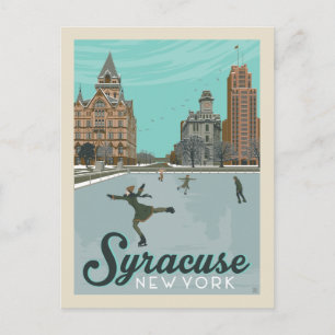 Syracuse, New York Briefkaart