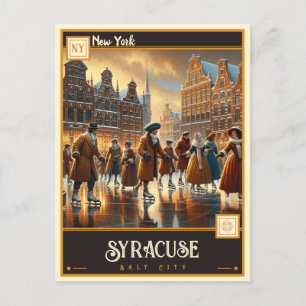 Syracuse, New York Briefkaart