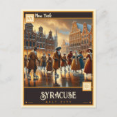 Syracuse, New York |  Briefkaart (Voorkant)