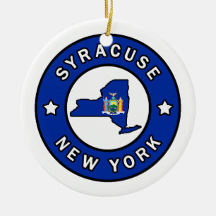 Syracuse New York Keramisch Ornament