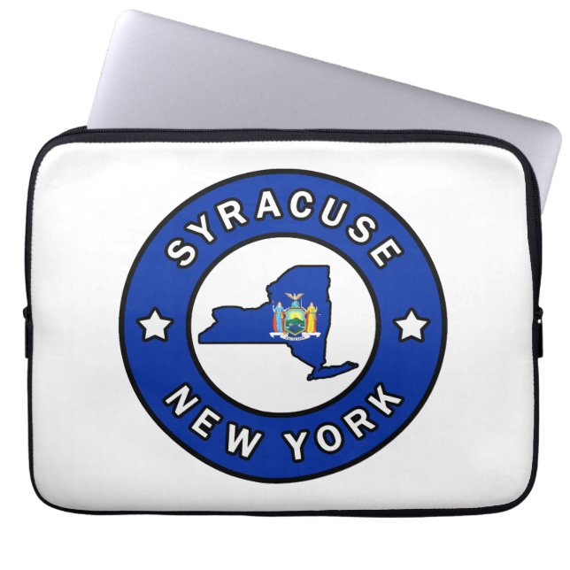 Syracuse New York Laptop Sleeve (Voorkant)