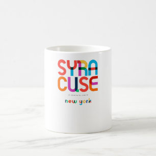 Syracuse New York Mid Century, Pop Art, Koffiemok