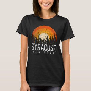 Syracuse New York NY Retro 70-80-90 T-shirt