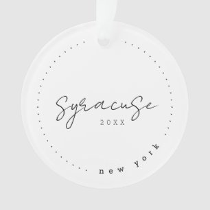 Syracuse, New York NY Travel Verenigde Staten Ornament