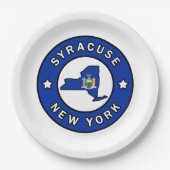 Syracuse New York Papieren Bordje (Voorkant)