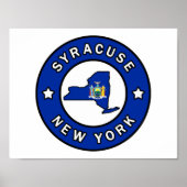 Syracuse New York Poster (Voorkant)