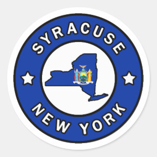 Syracuse New York Ronde Sticker