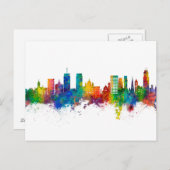 Syracuse New York Skyline Briefkaart (Voorkant / Achterkant)