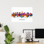 Syracuse New York Skyline Poster (Thuiskantoor)