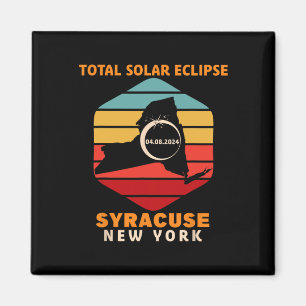 Syracuse New York Totale Zonsverduistering 2024 Magneet
