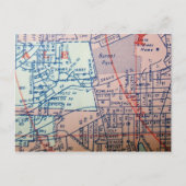 SYRACUSE, NY  Kaart Briefkaart (Voorkant)