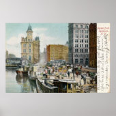 Syracuse, Packet Dock, 1905  Poster (Voorkant)
