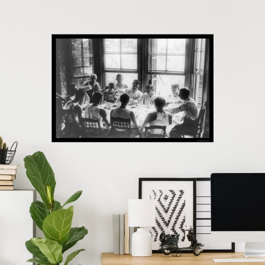 Syracuse Rowing Dinner 1908 Poster (Thuiskantoor)