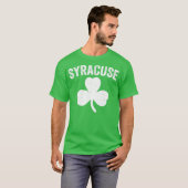 Syracuse St Patricks Day Parade Irish Shamrock T-shirt (Voorkant volledig)