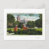 Syracuse U Campus Uitzicht met Lyman Hall Briefkaart (Voorkant)