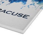 Syracuse USA Skyline Blue Snijplank (Hoek)