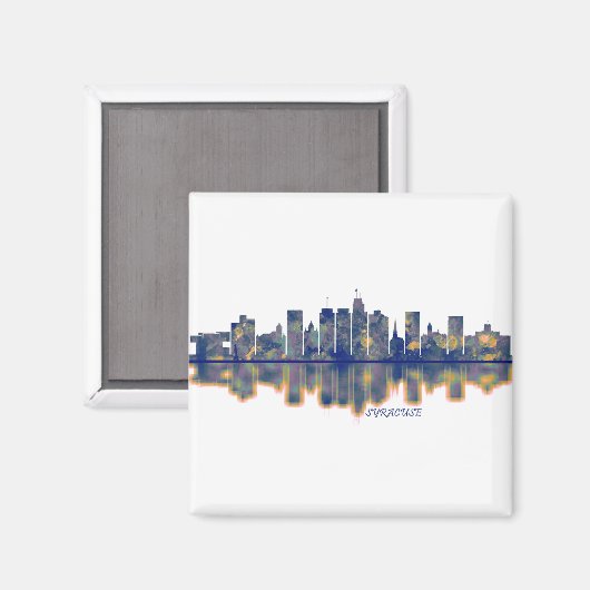 Syracuse USA Skyline Magneet (Voorkant / Achterkant)