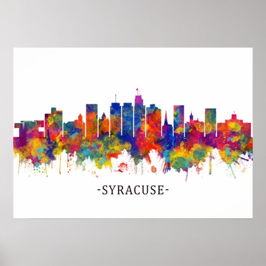 Syracuse USA Skyline Poster (Voorkant)