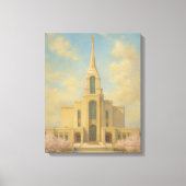 Syracuse Utah Temple Painting™ LDS Muurschildering Canvas Afdruk (Voorkant)