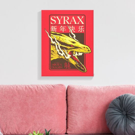 Syrax New Year | 新年快乐 Canvas Afdruk (Insitu (Woonkamer))