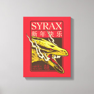 Syrax New Year   新年快乐 Canvas Afdruk