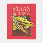 Syrax New Year | 新年快乐 Fleece Deken (Voorkant)