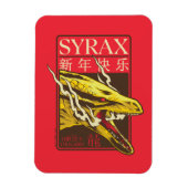 Syrax New Year | 新年快乐 Magneet (Verticaal)