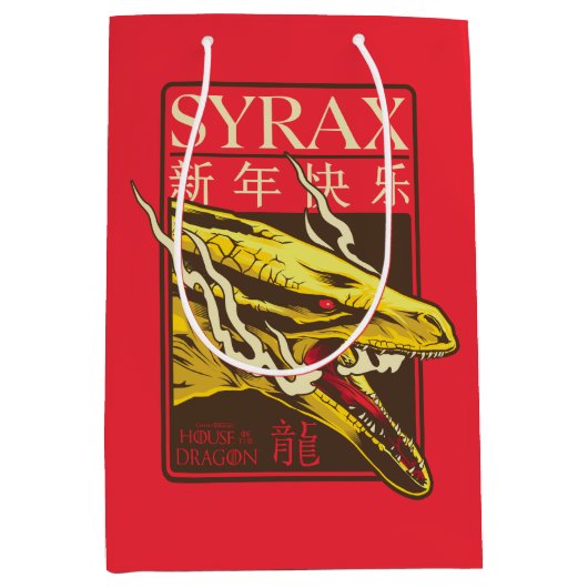 Syrax New Year | 新年快乐 Medium Cadeauzakje (Voorkant)