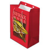 Syrax New Year | 新年快乐 Medium Cadeauzakje (Achterkant Gekanteld)