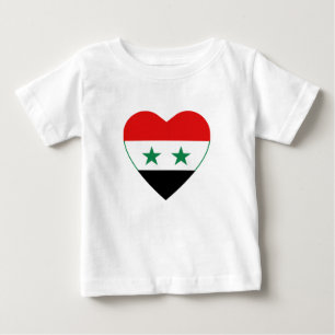 Syria Flag Heart T-Shirt