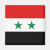 Syria Flag Magnet (Voorkant)