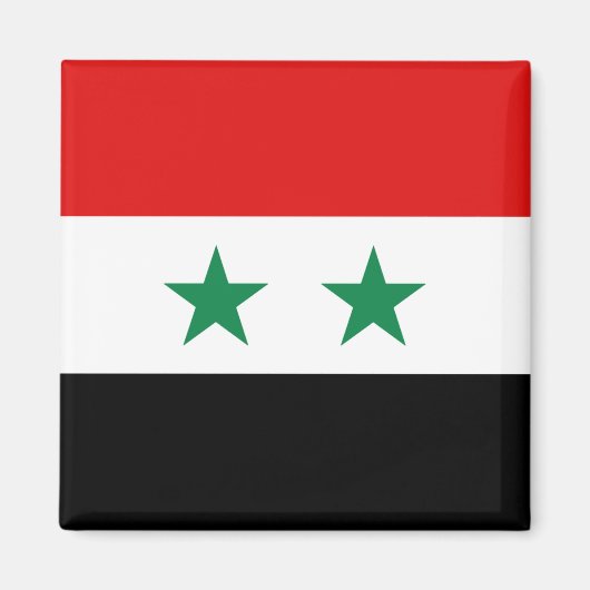 Syria Flag Magnet (Voorkant)