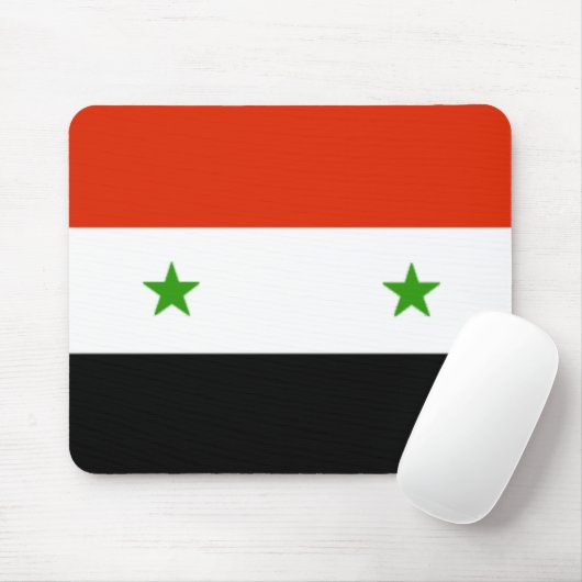 Syria Flag Mousepad Muismat (Met muis)