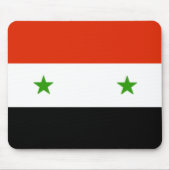 Syria Flag Mousepad Muismat (Voorkant)