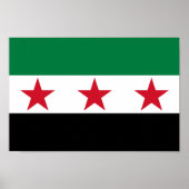 Syria Flag Poster (Voorkant)