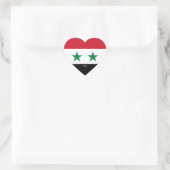 Syria Flag Splendid Patriotic Hart Sticker (Tas)
