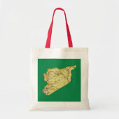 Syria Map Bag Tote Bag (Voorkant)