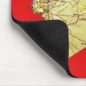 Syria Map Mousepad Muismat (Hoek)