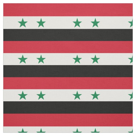 Syria Old Flag Stof (Swatch)
